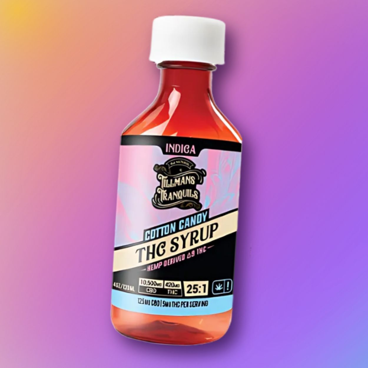 Cotton Candy THC Syrup by Tillmans Tranquils