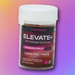 Cannisco-THC-Gummies-25mg-Passion-Fruit