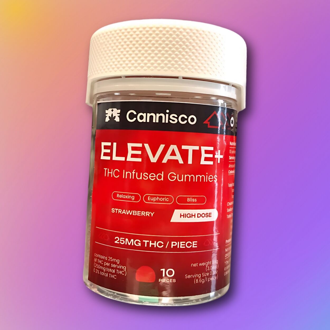 Strawberry THC Gummies - Cannisco