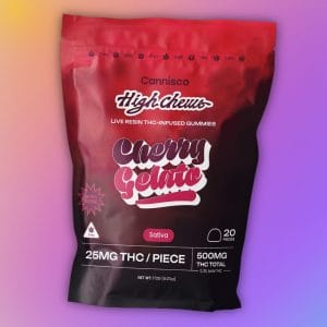 Cannisco High Chews 25mg THC - Cherry Gelato