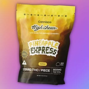 Cannisco High Chews 25mg THC - Pineapple Express