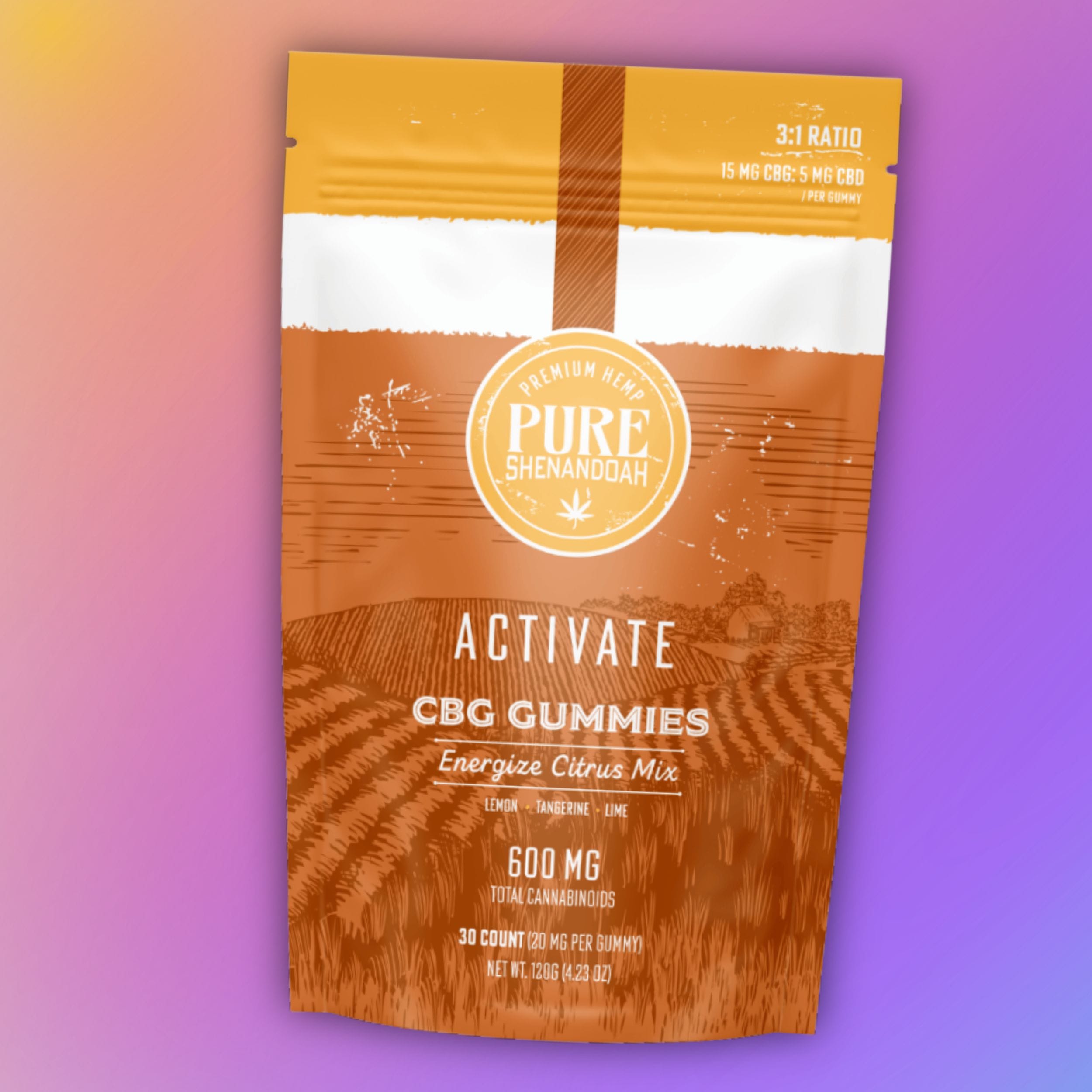 Pure Shenandoah Activate CBG Gummies